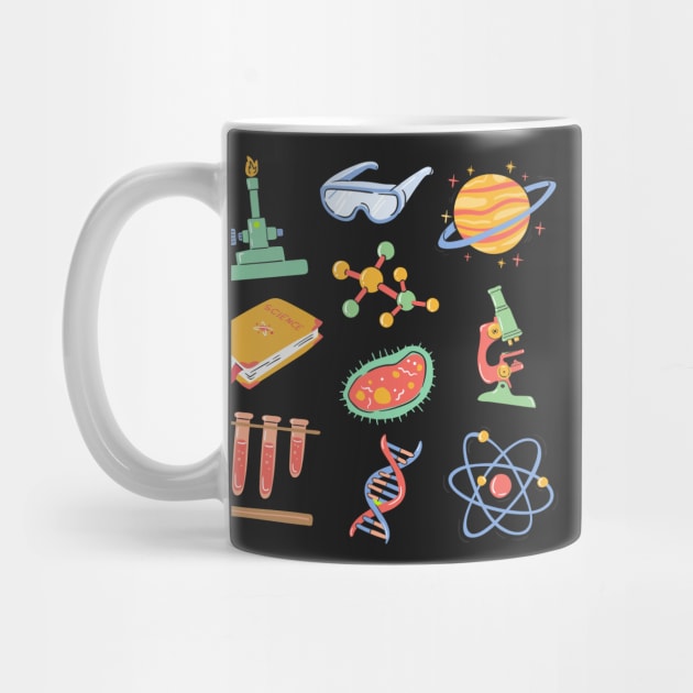 Science stuff pattern by Faeblehoarder